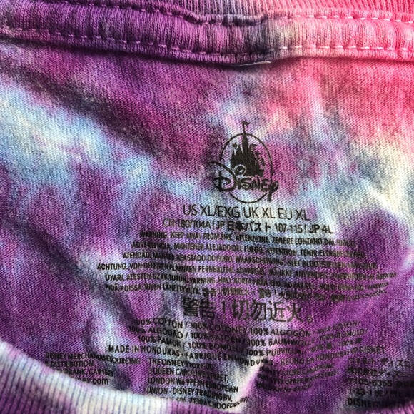 Disney Bound Daisy Duck Tie Dye Womans T Shirt - Picture 3 of 3